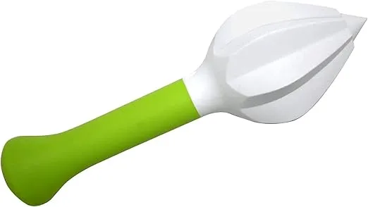 Cuisinox Citrus Reamer Manual Juicer, 7.25",Green and White