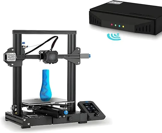 Creality Smart Kit 2.0 Creality WiFi Box 2.0 & HD Camera, 3D Printer WiFi Connectivity Camera Kit with 8GB TF Card for Wireless Printing Real-time Remote Monitoring