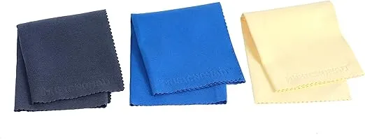 MusicNomad Microfiber Polishing Cloth-3 Pack (MN203)