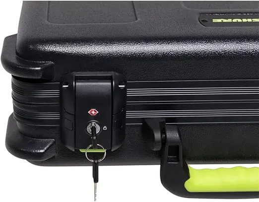 Shure by Gator Molded Microphone Case for (6) Wireless Mics and TSA Friendly Latches; (SH-MICCASEW06)