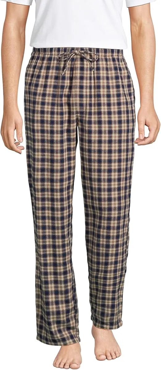 Lands' End Men's Flannel Pajama Pants