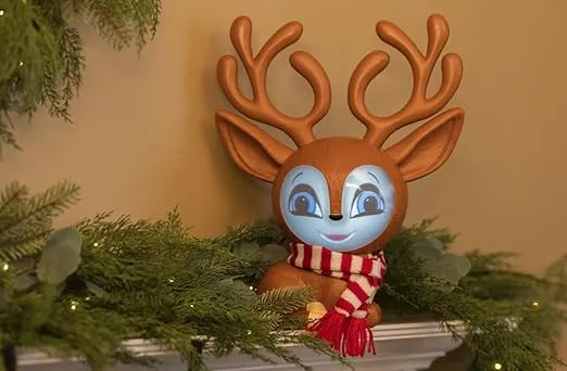 Fawny Talking Animated Reindeer with Built in Projector & Speaker Plug'n Play