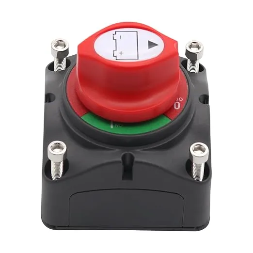 Battery Switch Power Cut Master Switch Disconnect Isolator for Car, Vehicle, RV and Boat 12-48V (On/Off)