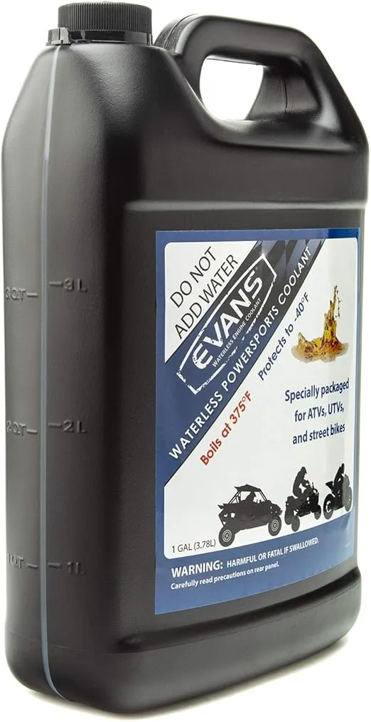 EVANS Coolant Powersports Waterless Engine Coolant (Gallon, 1 Pack)