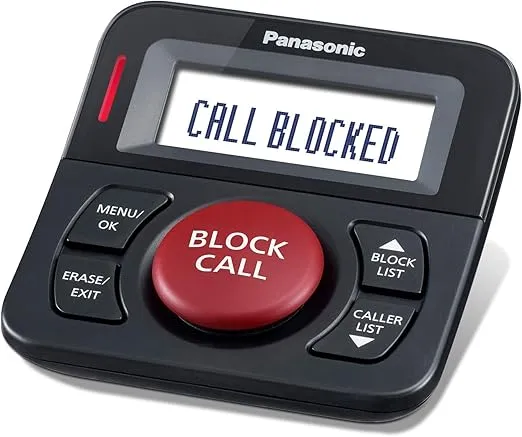 Panasonic Call Blocker for Landline Phones | Home Phone Auto Call Block KX-TGA710B