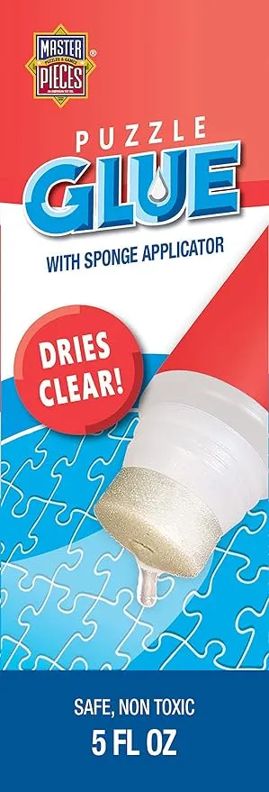 Puzzle Accessories - 5oz Glue with Sponge Applicator