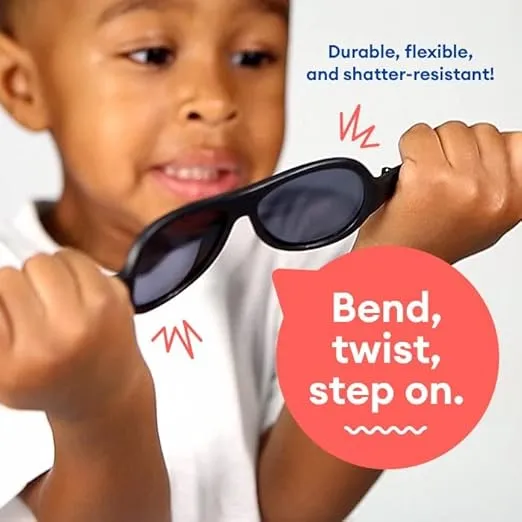 Babiators Baby Navigators - Sunglasses Babies, Toddlers, Children |UV Protection, Durable, Bendable, and Baby Proof