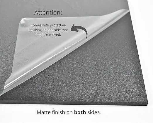White HDPE Boat Board, Marine Grade Plastic Sheet 1/4" Thick, Nominal Size 12" x 12", High Density Polyethylene Panel