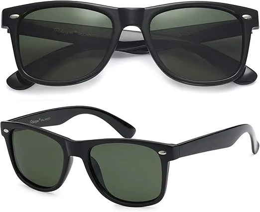 PolarSpex Mens Sunglasses - Retro Sunglasses for Men, Polarized Sunglasses for Womens - Cool Shades for Driving, Fishing