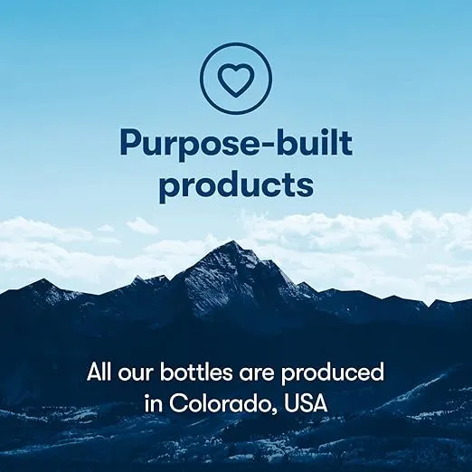 Polar Bottle – Sport Insulated 20oz Nimbus, Seaside Blue & Yellow – Leak Proof Water Bottles Keep Water Cooler 2x Longer than a Regular Reusable Water Bottle