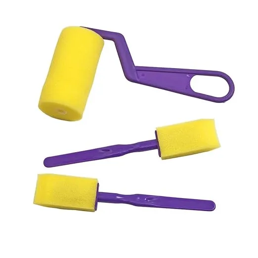 Colorations Sponge Paint Starter Set, The Sponge Paint applicators are Ideal for Beginning to Paint, 3 Paint Sponge Tools