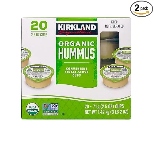 Organic Hummus, 2.5 oz, 20 ct