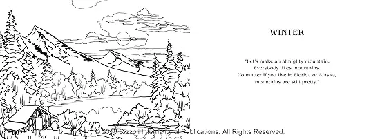 The Official Bob Ross Coloring Book: The Colors of the Four Seasons