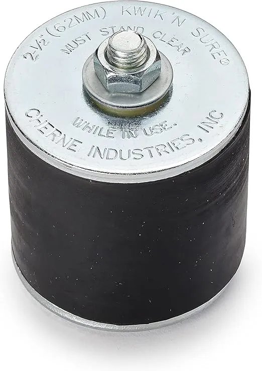 Cherne 269913 Kwik n Sure Mechanical Test Plug, 2-1/2",Small