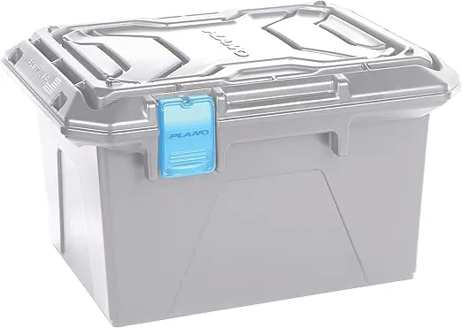 Plano Synergy HD Marine Box Gray Blue ABS LATCHES
