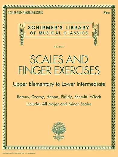 Scales and Finger Exercises: Schirmer Library of Classic Volume 2107 (Schirmer's Library of Musical Classics, 2107)