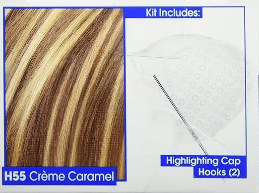 L'Oreal Paris Le Petite Frost Pull-Through Cap Highlights For Short Hair, H55 Creme Caramel