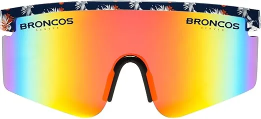 FOCO Men's NFL Team Logo Large Frame Sunglasses