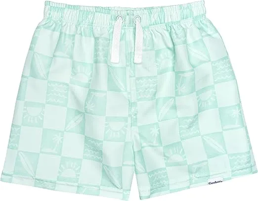 Gerber Baby Boys' Toddler 2-Pack Swim Trunks