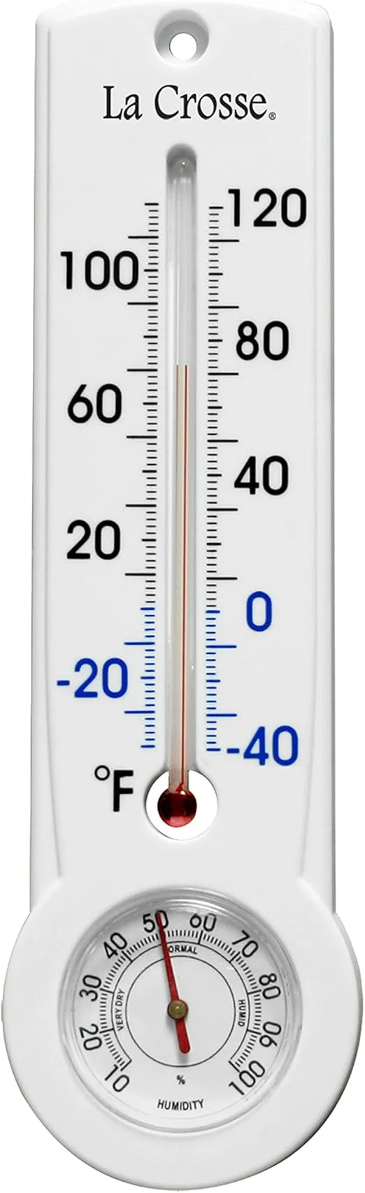 LaCrosse La Crosse 204-109 9 Inch Traditional Thermometer/Hygrometer, 9"
