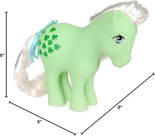 My Little Pony, 40th Anniversary 4-Inch Minty, Original 1983 Collection, Long, Brushable Mane and Tail, Action Figure, Great for Kids, Toddlers, Girls, Ages 4+