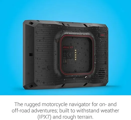 Garmin zūmo XT, All-Terrain Motorcycle GPS Navigation Device, 5.5-inch Ultrabright and Rain-Resistant Display