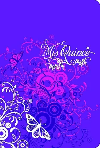Biblia Reina Valera 1960 Mis Quince, amatista con mariposas, símil piel, / Mis Quince Bible RVR 1960 Amethyst Shades Butterfly, LeatherTouch (Spanish Edition)