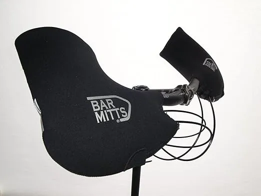 Bar Mitts Cold Weather Mountain/Commuter Bike Neoprene Handlebar Mittens