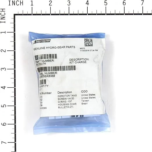 Hydro-Gear 72274 Charge Kit Genuine Original Equipment Manufacturer (OEM) Part