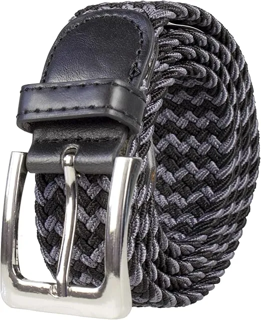 Canvas Elastic Fabric Woven Stretch Multicolored Braided Belts