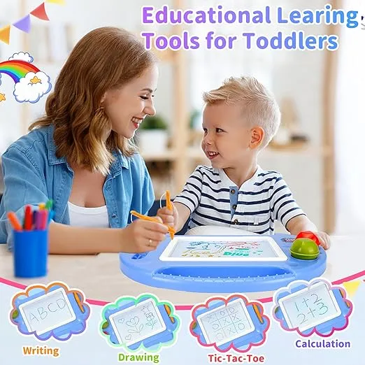 Toddler Toys,Toys for 1-2 Year Old Boys,Magnetic Drawing Board,Erasable Doodle Board for Kids,Educational Learning Toddler Baby Toys 18 Months 1 2 3 Year Old Girl Boy Chistmas Birthday Easter Gifts