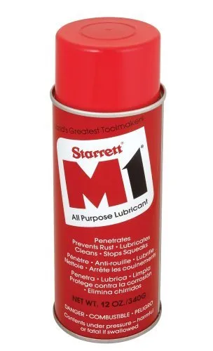 Starrett M1-95173 M-1 Oil, Amber, 12oz Cans (Case of 12) by Starrett