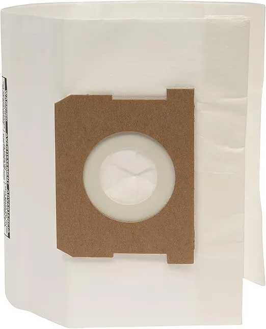 Shop-Vac 9193200 Disposable Filter Bags, Designed for 5 Gallon Wall Mount Vacuums, Dry Pickup, (3-Pack)
