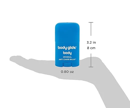 Body Glide Original Anti Chafe Balm | Anti Chafing Stick | Prevent Arm, Chest, Butt, Thigh, Ball Chafing & Irritation | Trusted Skin Protection Since 1996 |0.8oz