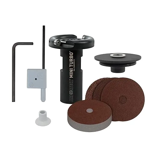 ARBORTECH Mini Turbo Kit | Ø 50 mm Tungsten Freehand Power Carving Attachment for Angle Grinder | MIN.FG.510.20