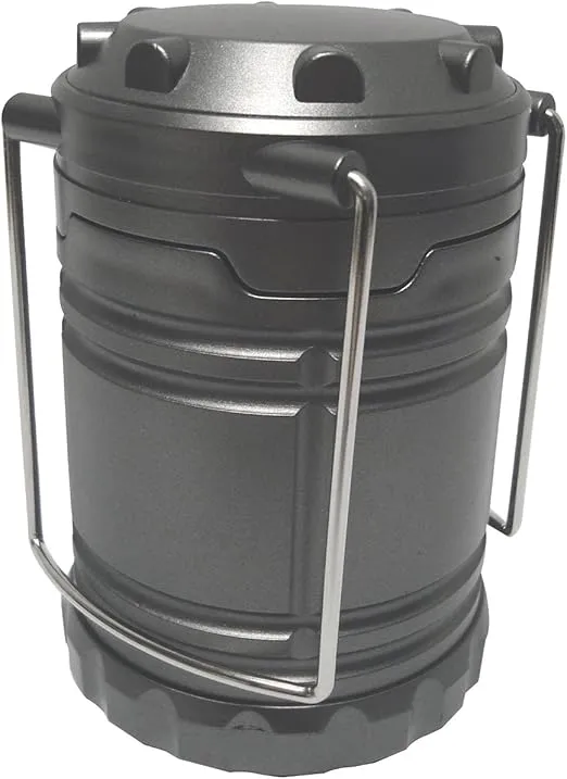 Outdoorsman By i-Zoom 600 Lumen COB LED Collapsible Lantern - Gray