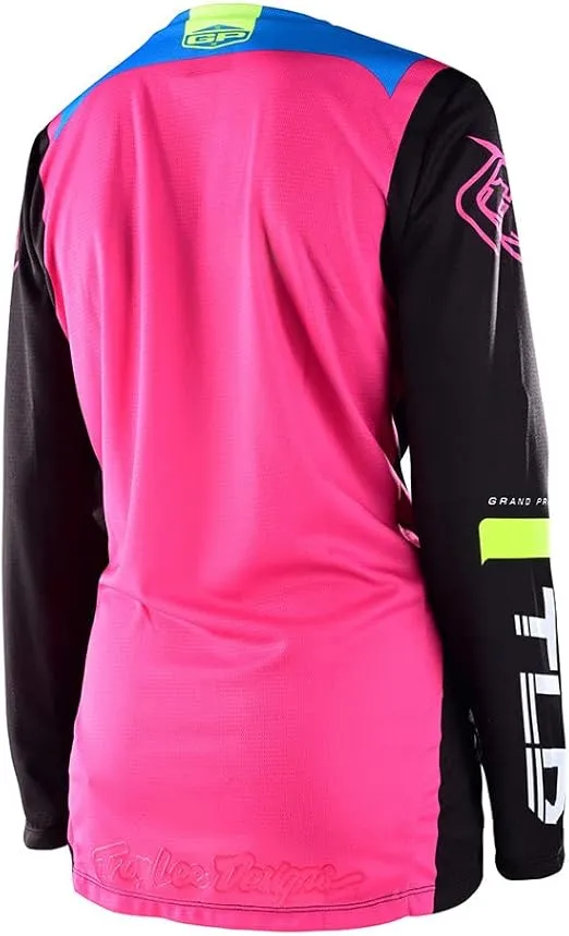 Troy Lee Designs GP Brazen Jersey - Motocross Dirt Bike ATV Enduro Dual Sport Racing Off Road Long Sleeve Riding Gear - Adult Womens Girls (Black, XL)