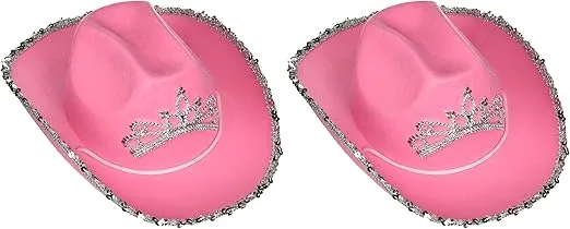 Rhode Island Novelty Child Size Light-Up Cowgirl Hat, 2 Hats Per Order