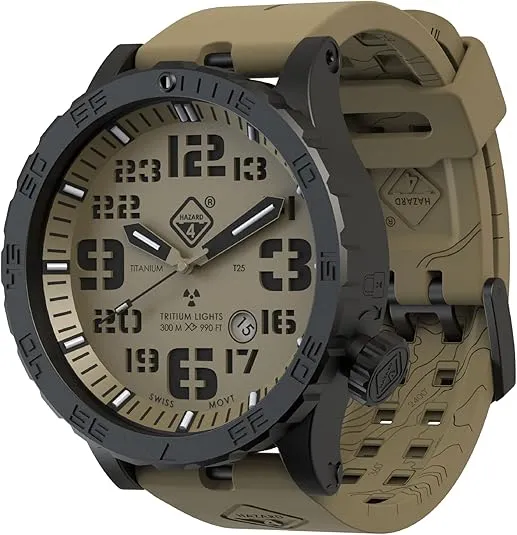 HAZARD 4 Heavy Water Diver™ : Titanium Tritium Dive-Watch