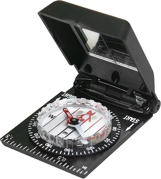 Mini Compass, Black, One Size