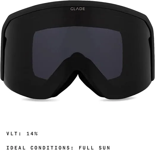 GLADE Mesa Ski Goggles – Anti-Fog, Interchangeable Lens System, 100% UVA/UVB Protection, Medium Fit, Designed in Colorado