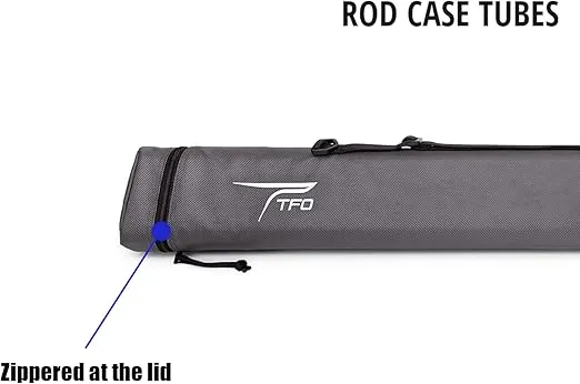 TEMPLE FORK OUTFITTERS (TFO) Lightweight Portable Cover Storage Triangular Fishing Rod Tackle Ropes Case Tubes