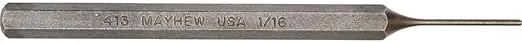 Dasco Pro 592-0 1/16" x 4-1/2" High Carbon Steel Pin Punch