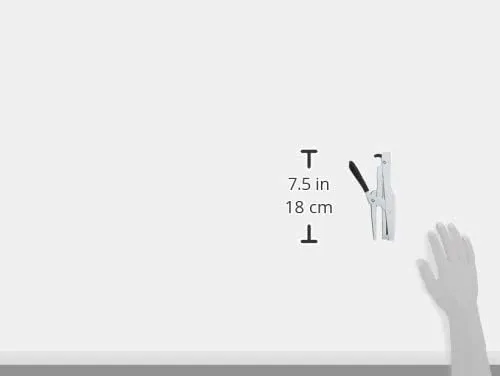 Bostitch Office Plier Stapler, 20 Sheet Capacity, EZ Squeeze Handle, Reduced Effort, No Jam Technology, Chrome