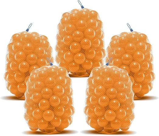 Upper Bounce Crush Proof Plastic Trampoline Pit Balls 500 Pack - Blue