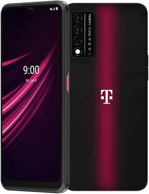 T-Mobile REVVL V+ 5G Android 64GB Smartphone - Nebula Black (Renewed) (T-Mobile Unlocked)