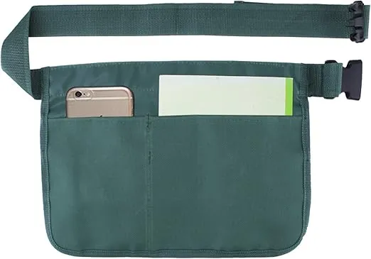 Gardening Tool Waist Bag Belt Heavy Duty Oxford Tool Apron with 7 Pockets of Different Sizes and Depth