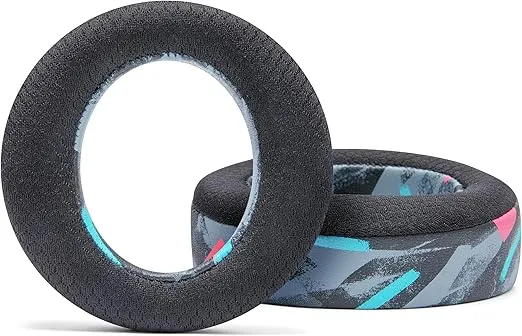 WC Freeze Pulse 3D - Cooling Gel Earpads Compatible with Sony PS5 Pulse 3D, Made by Wicked Cushions | Thicker Cushion & Wider Opening | 90's Black