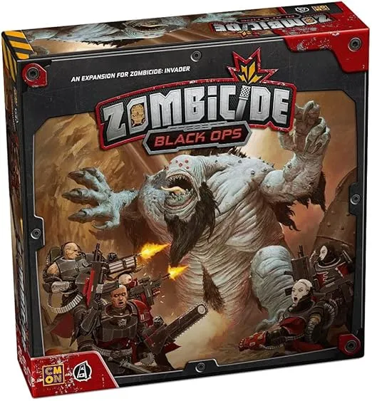 CMON Zombicide Invader Black Ops Expansion - Unleash The Black Ops Squad Against Xenos on PK-L7! Cooperative Strategy Game with Tabletop Miniatures, Ages 14+, 1-6 Players, 1 Hour Playtime, CMON