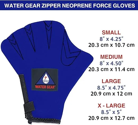Water Gear All Neoprene Force Gloves